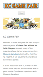Mobile Screenshot of kcgamefair.com